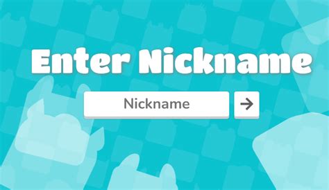 blooket play nickname.
